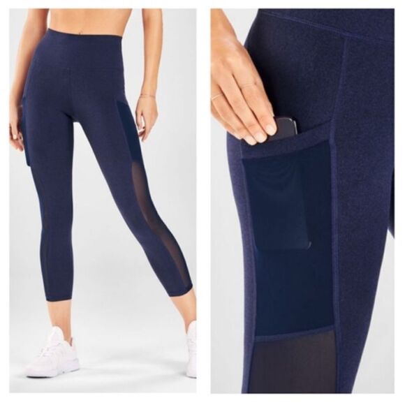 Fabletics Mila PowerHold High-Waisted Pocket Capri - Picture 1 of 7